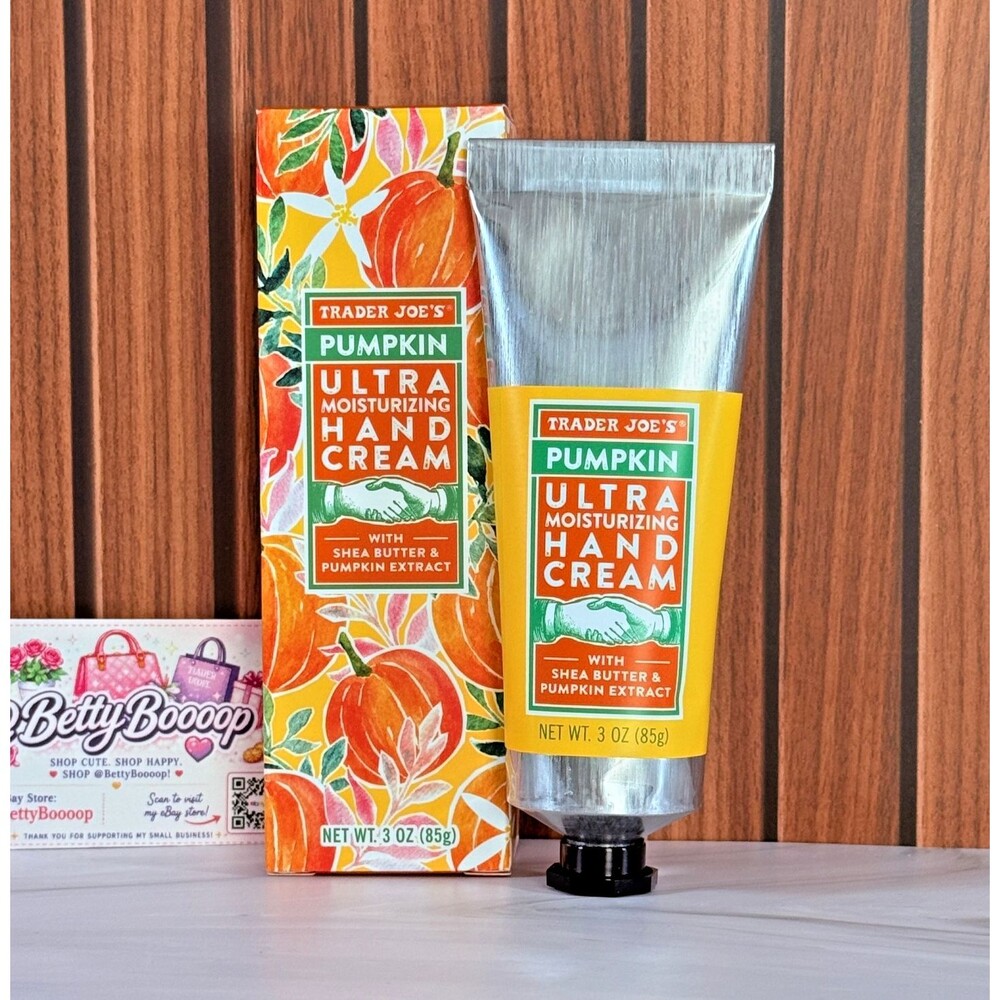Trader Joe's PUMPKIN Ultra Moisturizing Hand Cream 3 oz NEW SEASONAL EDITION
